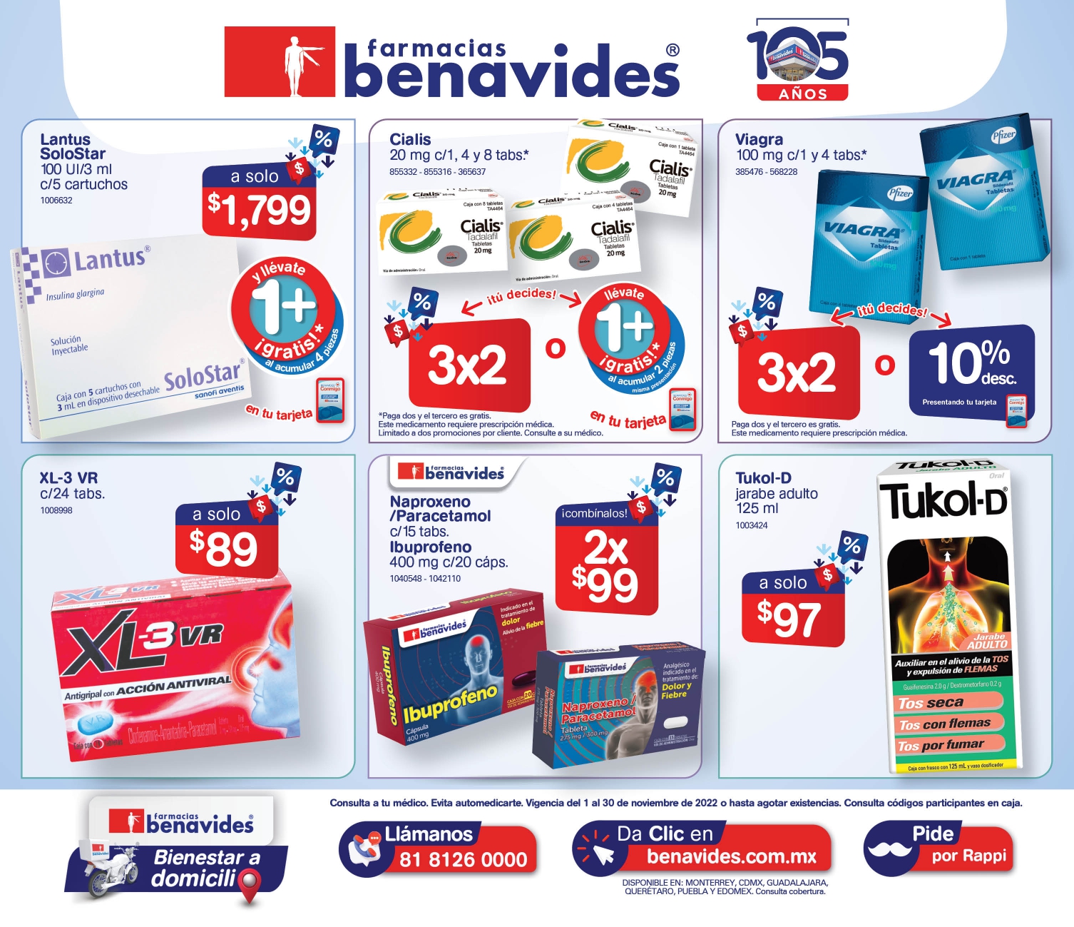 Folleto De Ofertas — Farmacias Benavides | Sentirte Acompañado Es ...